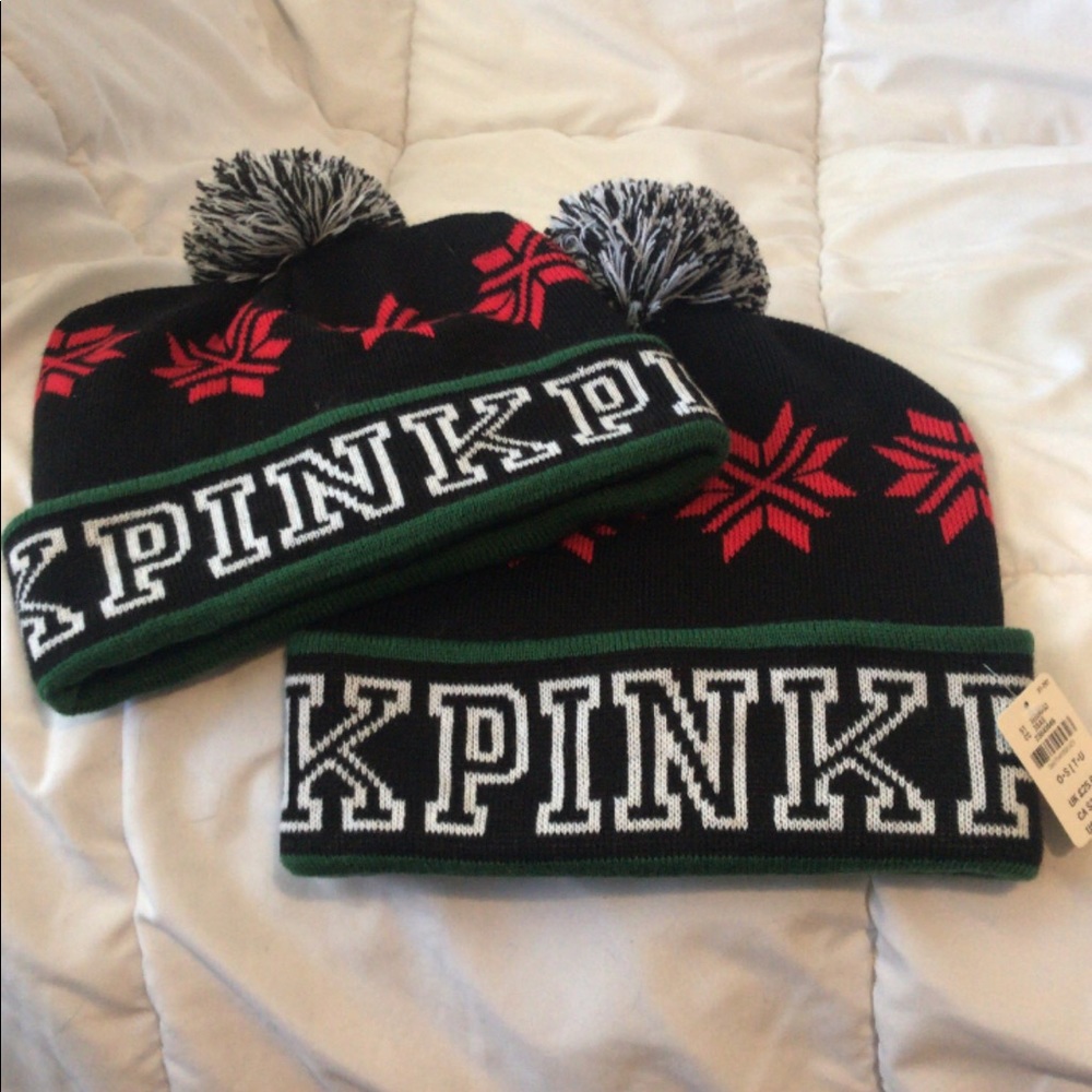 Pink Winter hats